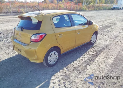 2023 Mitsubishi Mirage Es/Le из США, поврежденный, VIN ML32AUHJ8PH002247